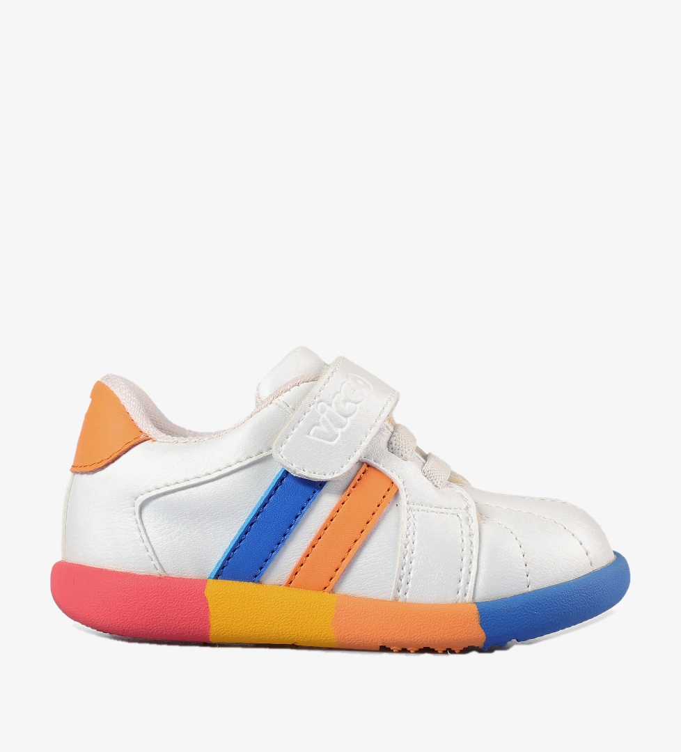 Vicco Heika Basic Unisex İlk Adım Beyaz Sneaker