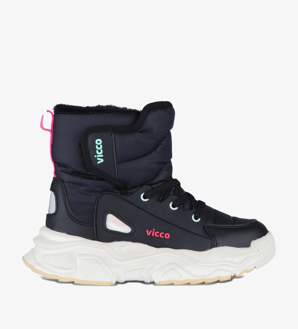 Vicco Fit Hafif Kız Çocuk Siyah Outdoor Bot