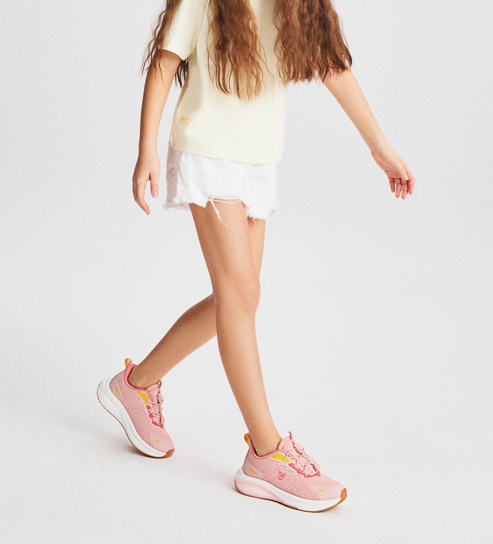 Vicco Knit Basic Kız Çocuk Pudra Sneaker