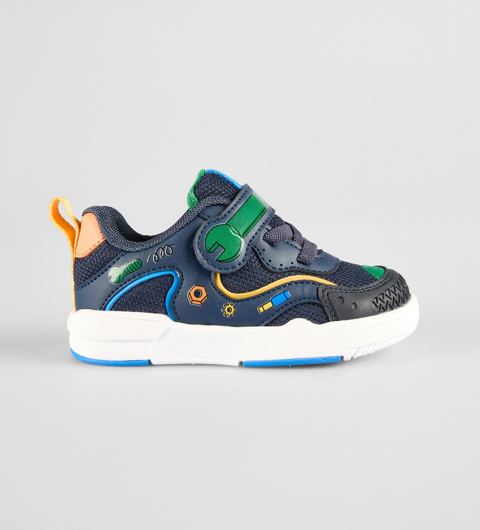 Vicco Repair Baskılı Erkek Bebek Lacivert Sneaker