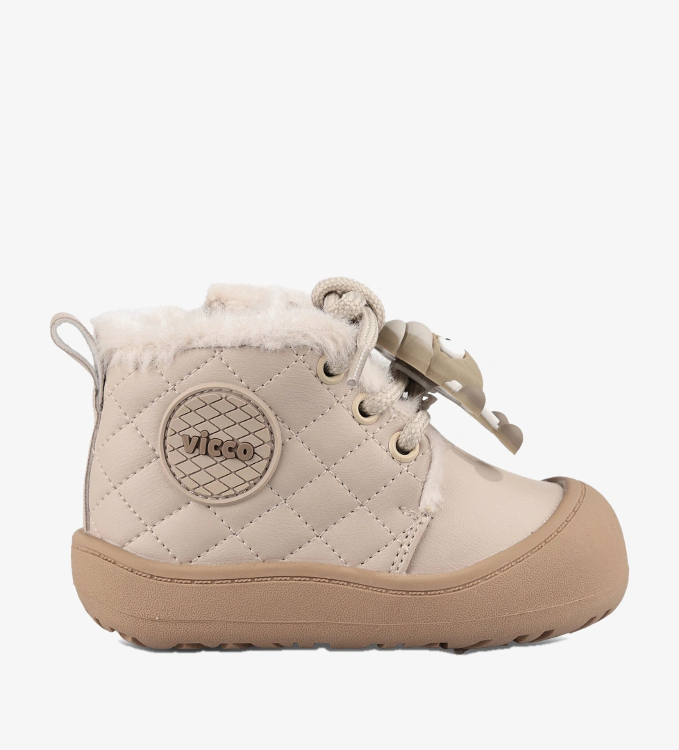 Vicco Neobi Kürklü Kız Bebek Bej Outdoor