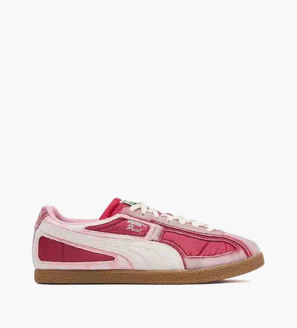 Puma Puma x KidSuper Brasil Panels 'Dark Crimson' model görseli