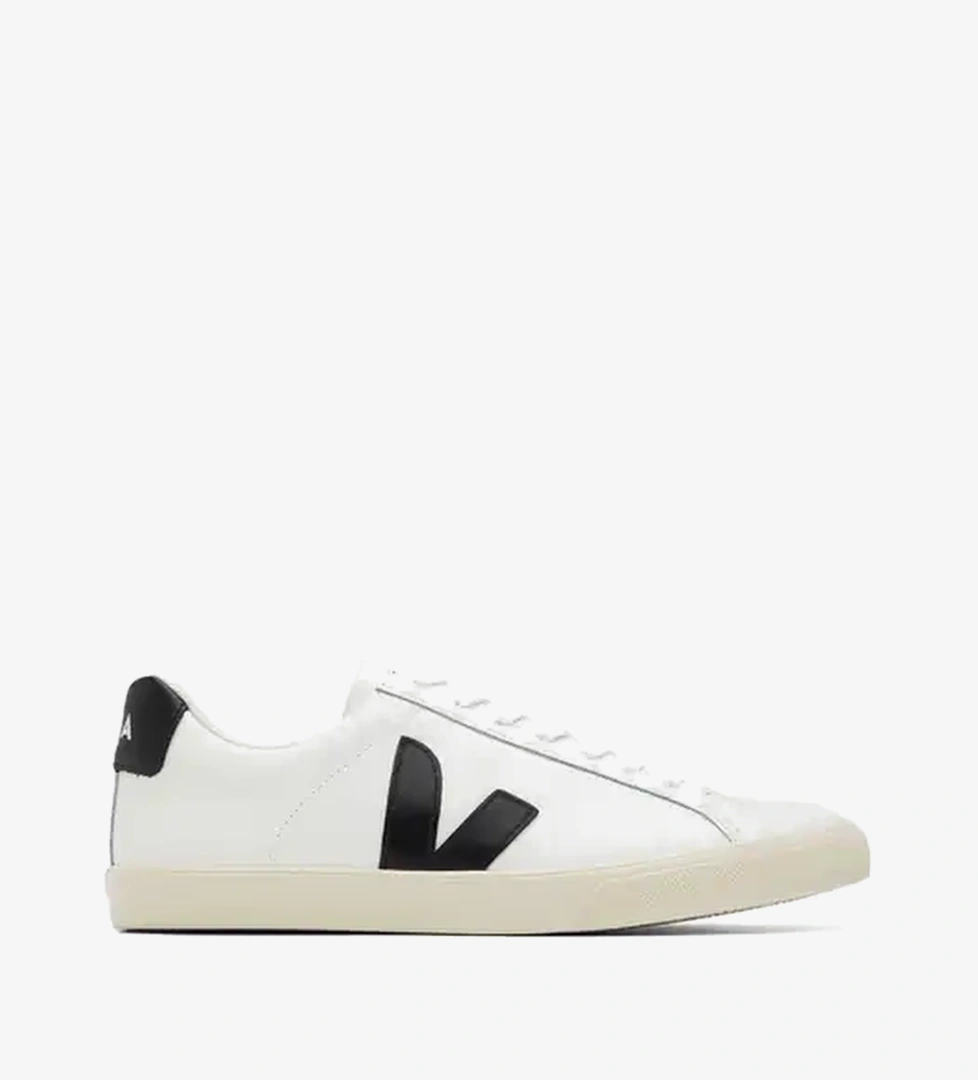 Veja Veja Beyaz Esplar Logo Leather 'Black' Wunder'de! Beyaz - 1. görsel