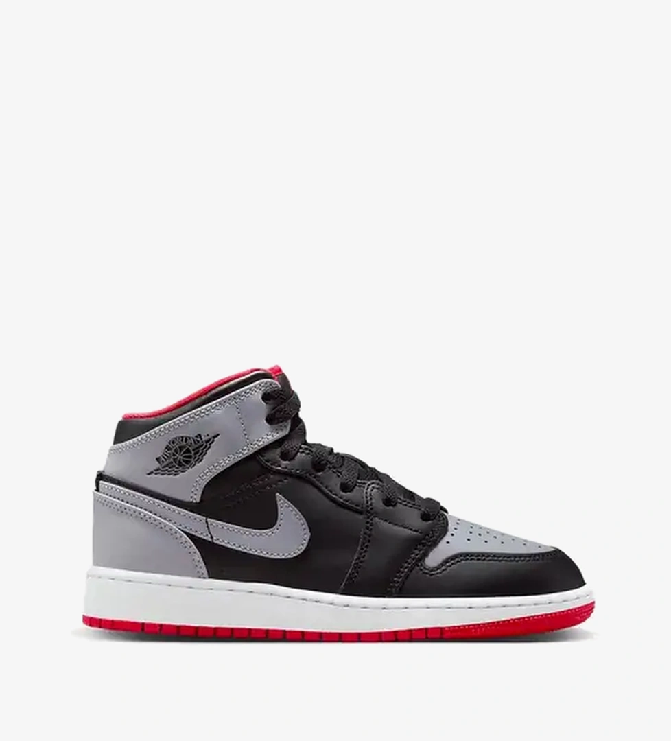 Air Jordan 1 Mid 'Cement Grey' (GS) - Görsel 1