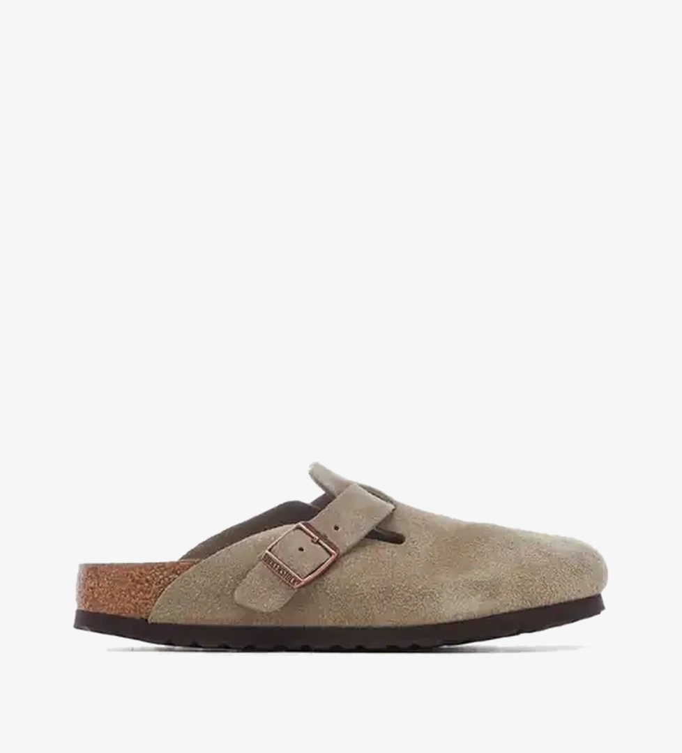 Boston Suede Leather 'Taupe'