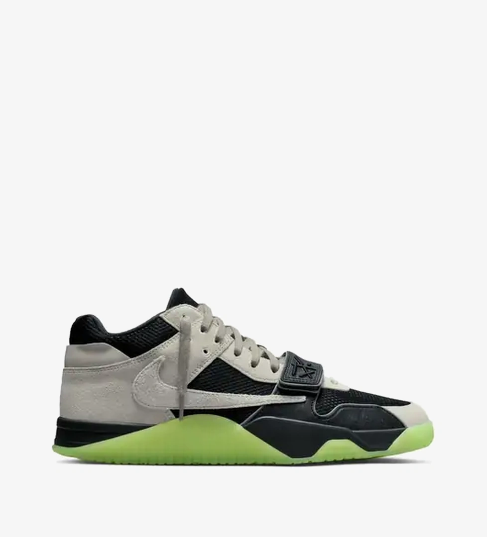 Jordan Travis Scott x Chase B x Jordan Jumpman Jack TR 'Black Night Silver' model görseli