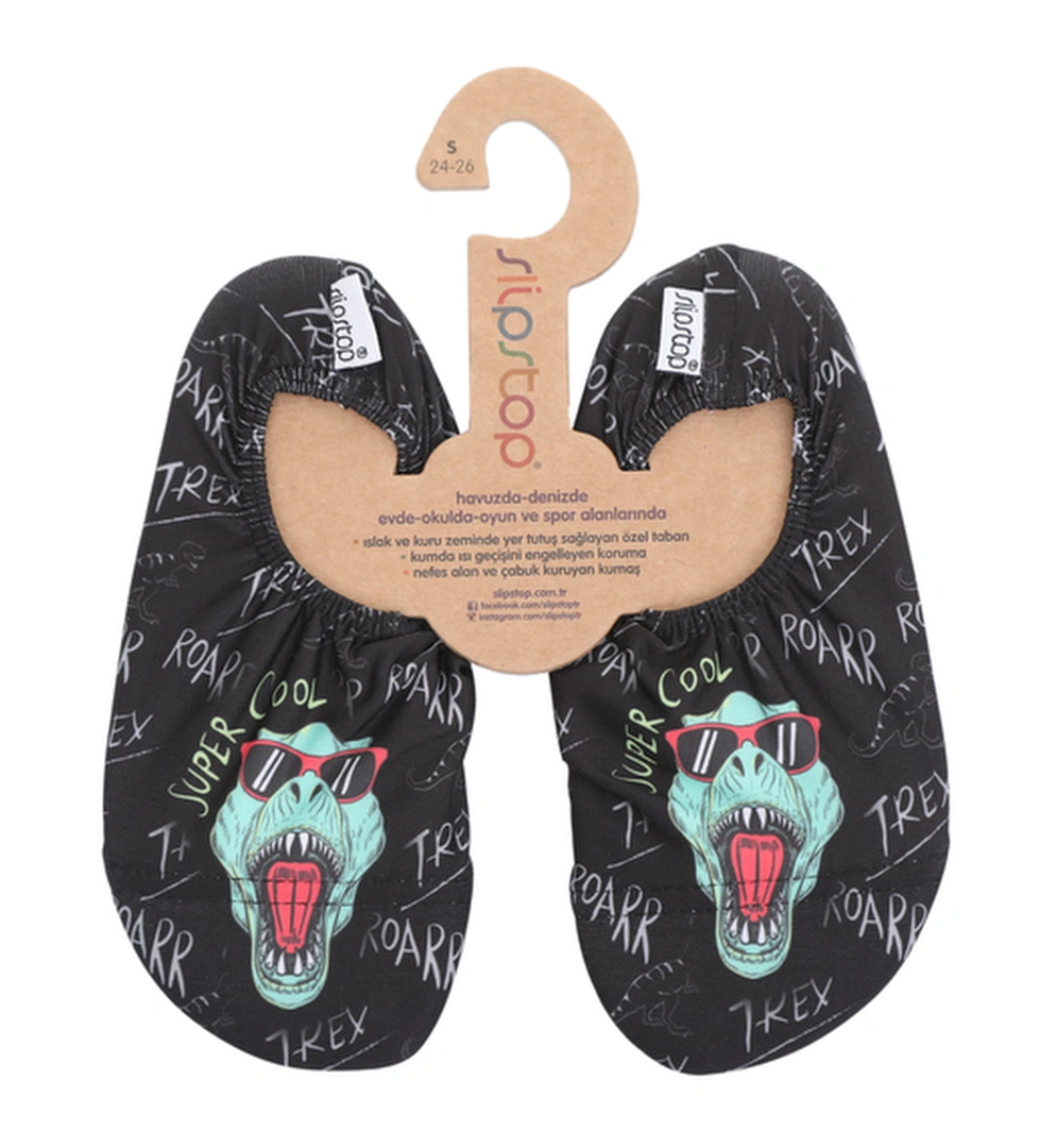Slipstop Slipstop Super Cool Çocuk Havuz Ve Deniz Ayakkabısı Siyah model görseli