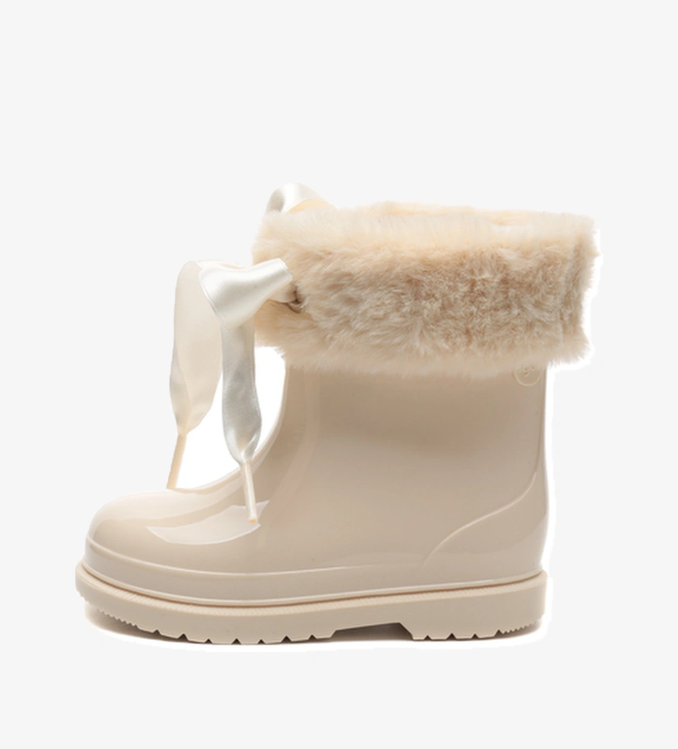 İgor W10258 Bımbı Soft Çocuk Bot Ve Çizme Krem - Görsel 1