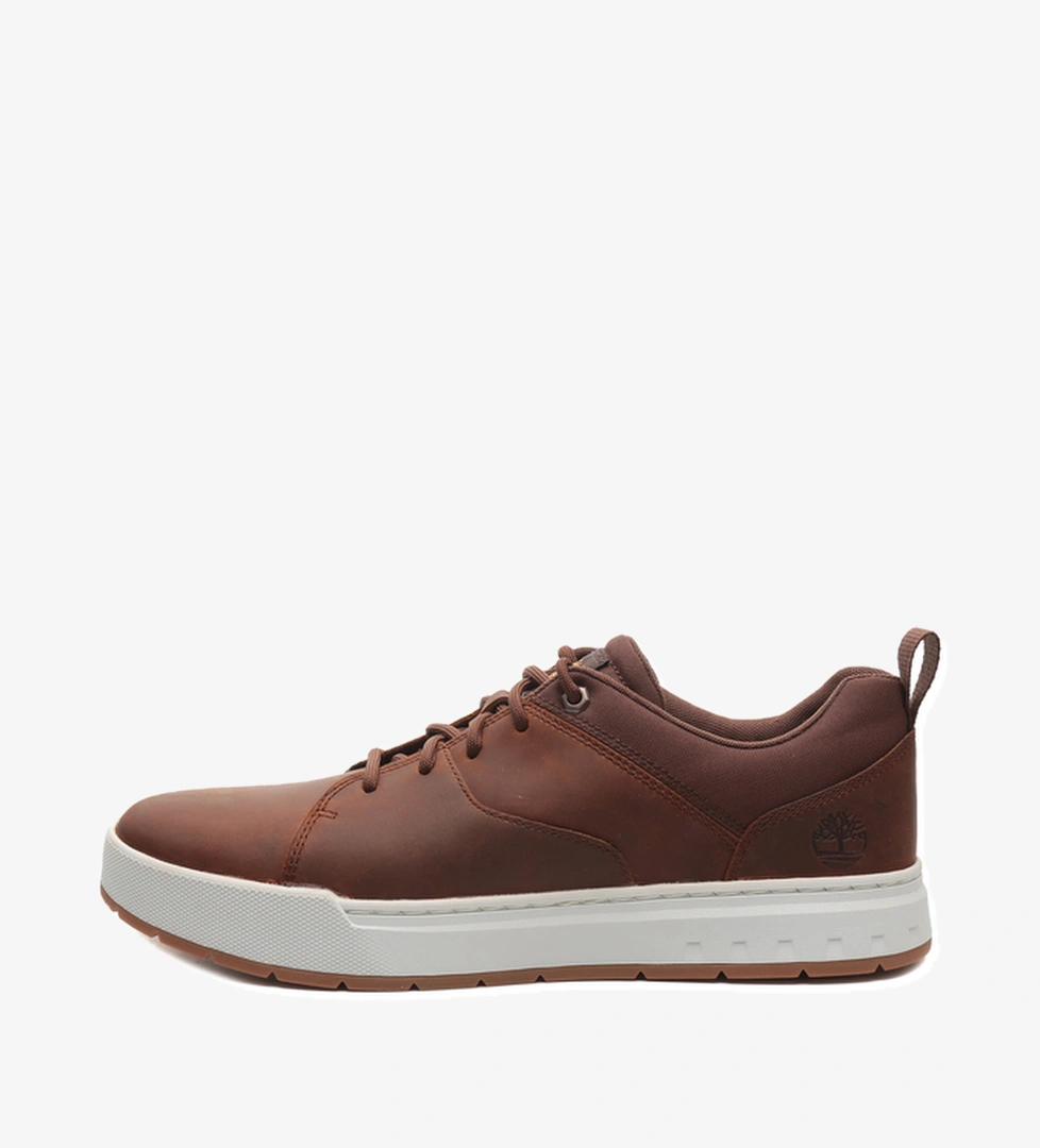 Timberland Maple Grove Leather Ox Erkek Spor Ayakkabı Kahve - Görsel 1