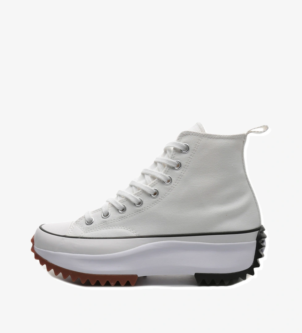 Converse Converse Run Star Hıke Canvas Platform Erkek Spor Ayakkabı Beyaz model görseli