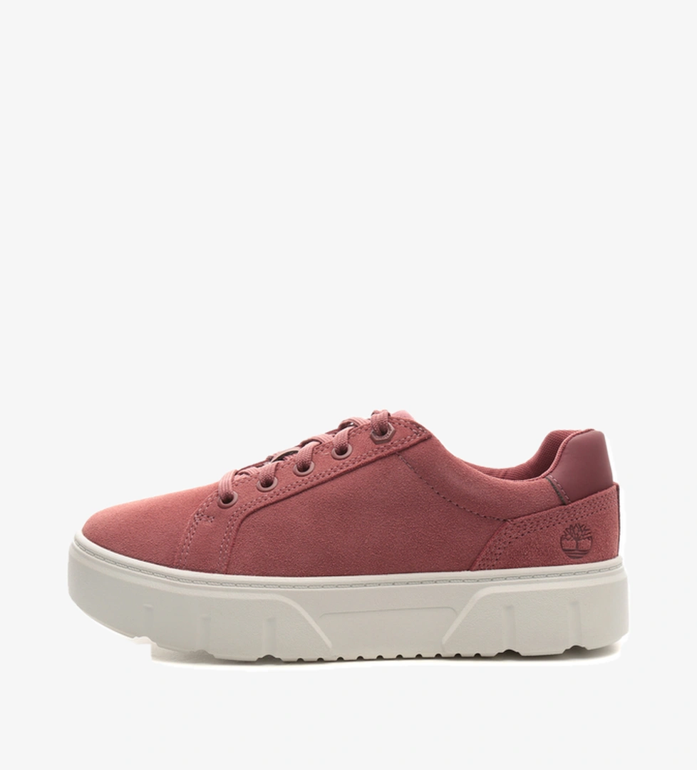 Timberland Laurel Court Low Lace Up Sneaker Kadın Spor Ayakkabı Bordo - Görsel 1