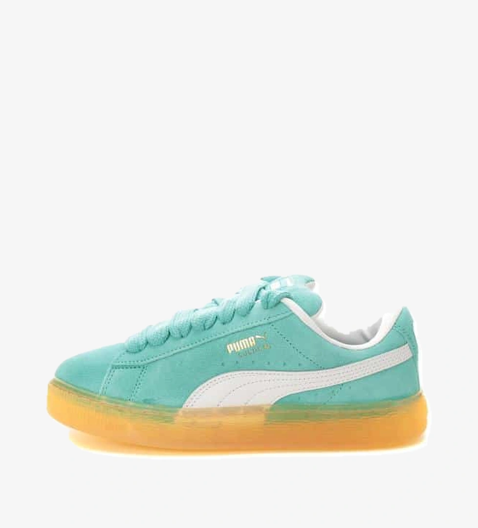 Puma Puma Suede Xl Kadın Erkek Mavi Spor Yeşil Ayakkabı model görseli