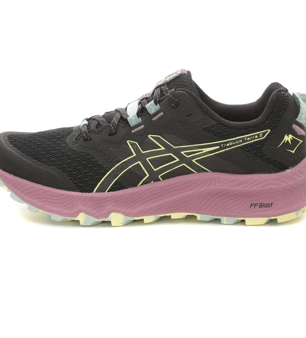 Asics Trabuco Terra 2 Kadın Spor Ayakkabı Siyah - Görsel 1