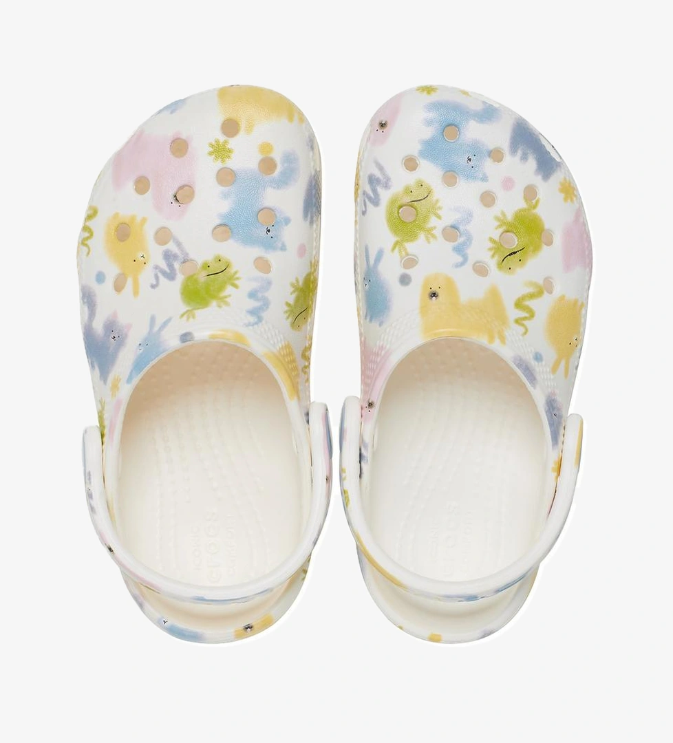 Crocs Crocs Classic Pastel Pets Clog T Çocuk Terlik Beyaz model görseli