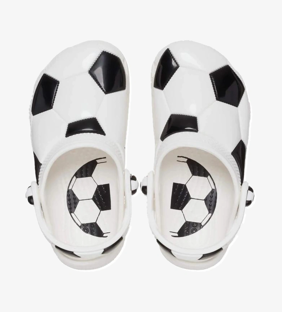 Crocs Crocs Classic Soccer Ball Clog T Çocuk Terlik Beyaz model görseli
