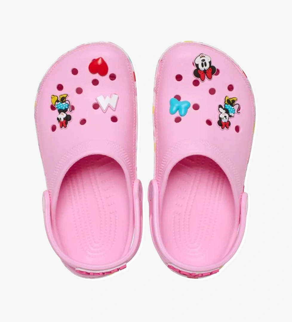 Crocs Crocs Minnie Mouse & Friends Classic Clog Çocuk Terlik Pembe model görseli