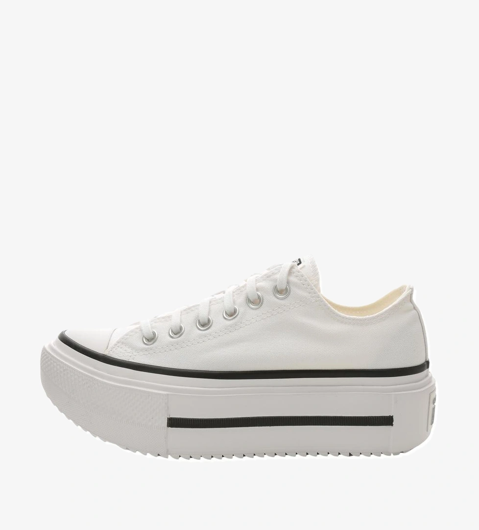 Converse Converse Chuck Taylor All Star Lıft Double Stack Platform Kadın Spor Ayakkabı Beyaz model görseli