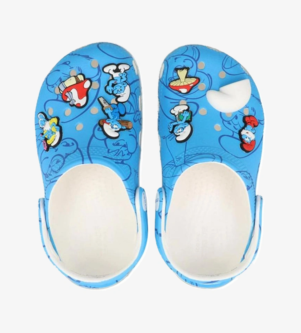 Crocs Smurfs Classic Clog K Çocuk Terlik Mavi - Görsel 1
