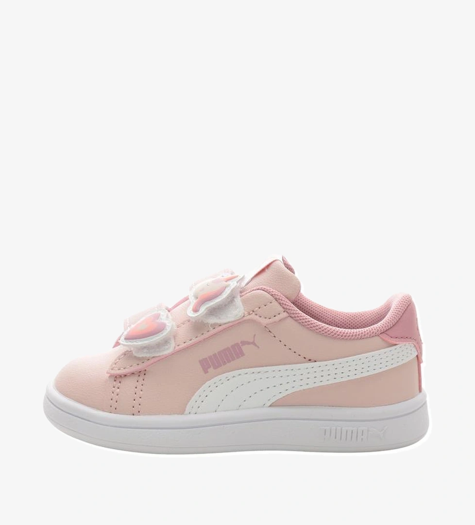 Puma Smash 3.0 Badges V Inf Bebek Spor Ayakkabı Pembe - Görsel 1