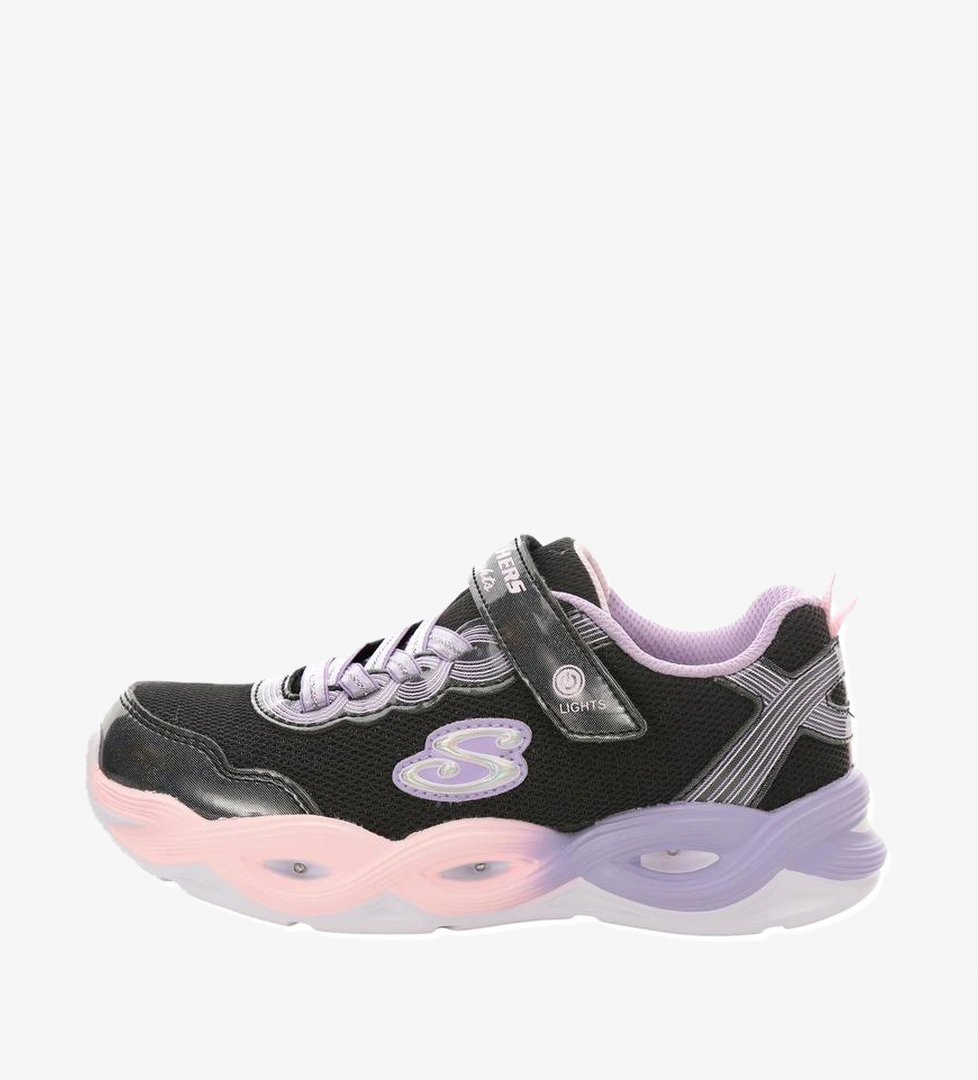 Skechers Twisty Glow Çocuk Spor Ayakkabı Siyah - Görsel 1