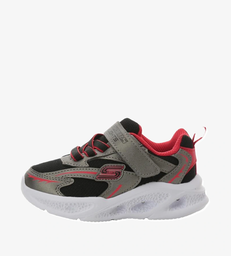 Skechers Skechers Meteor-Lıghts Bebek Spor Ayakkabı Gri - Görsel 1
