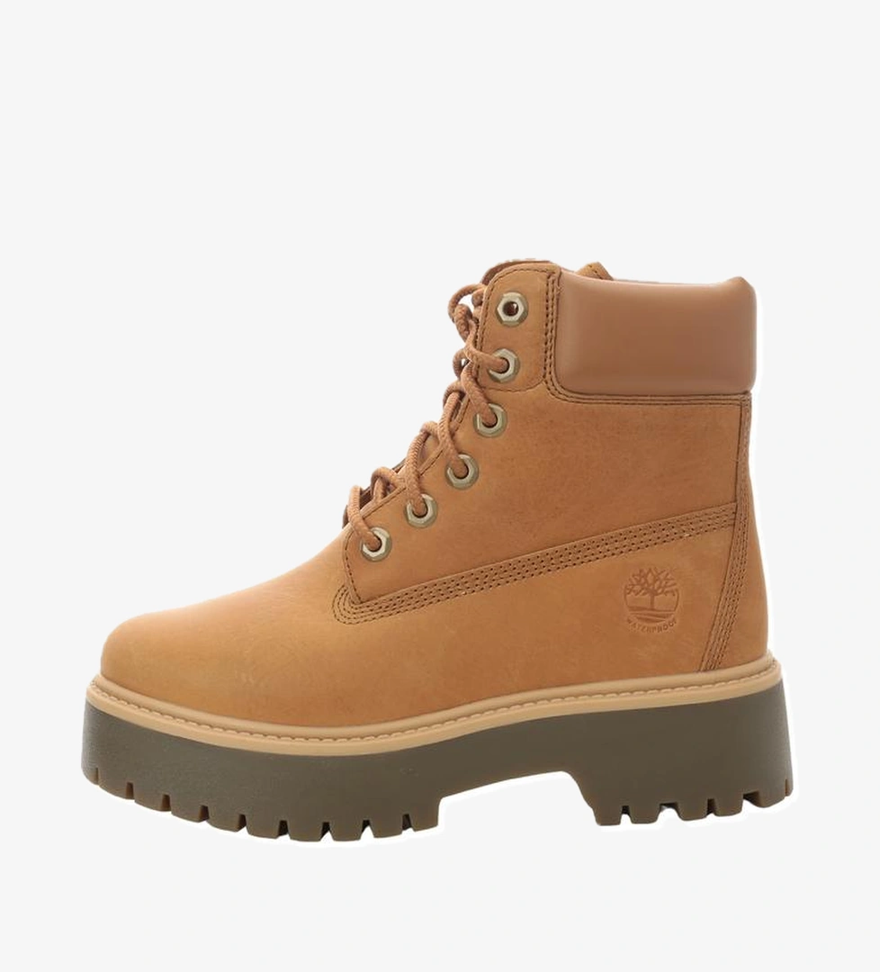 Timberland Stone Street 6 Inch Lace Up Waterproof B Kadın Bot Ve Çizme Kahve - Görsel 1