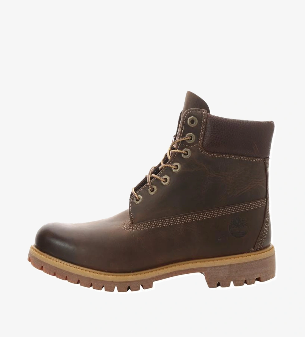 Timberland Premium 6 Inch Lace Up Waterp Erkek Bot Ve Çizme Kahve - Görsel 1