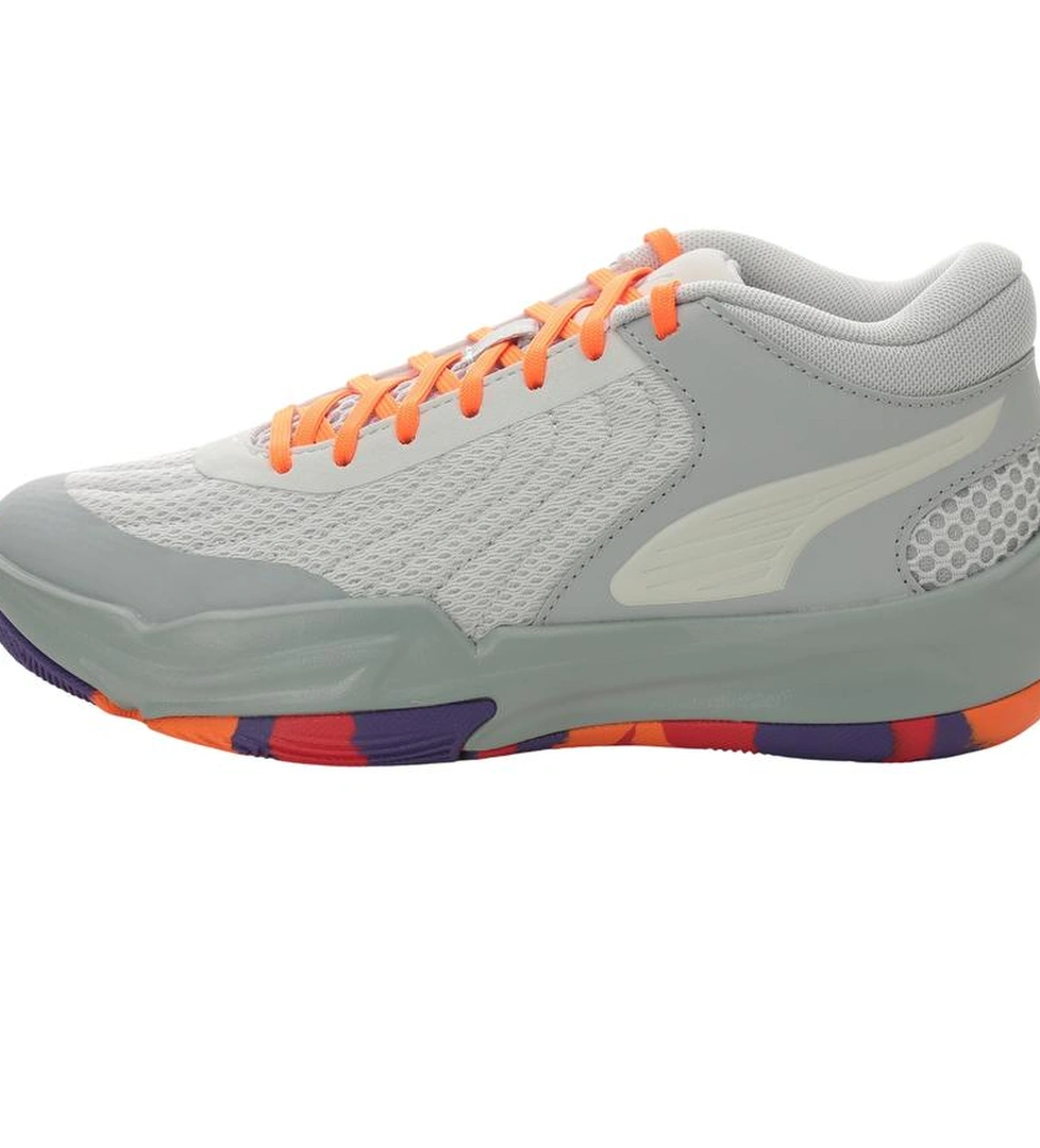 Puma Puma Court Pro 2 Marble Jr Basketbol Çocuk Ayakkabısı Spor Ayakkabı Gri model görseli