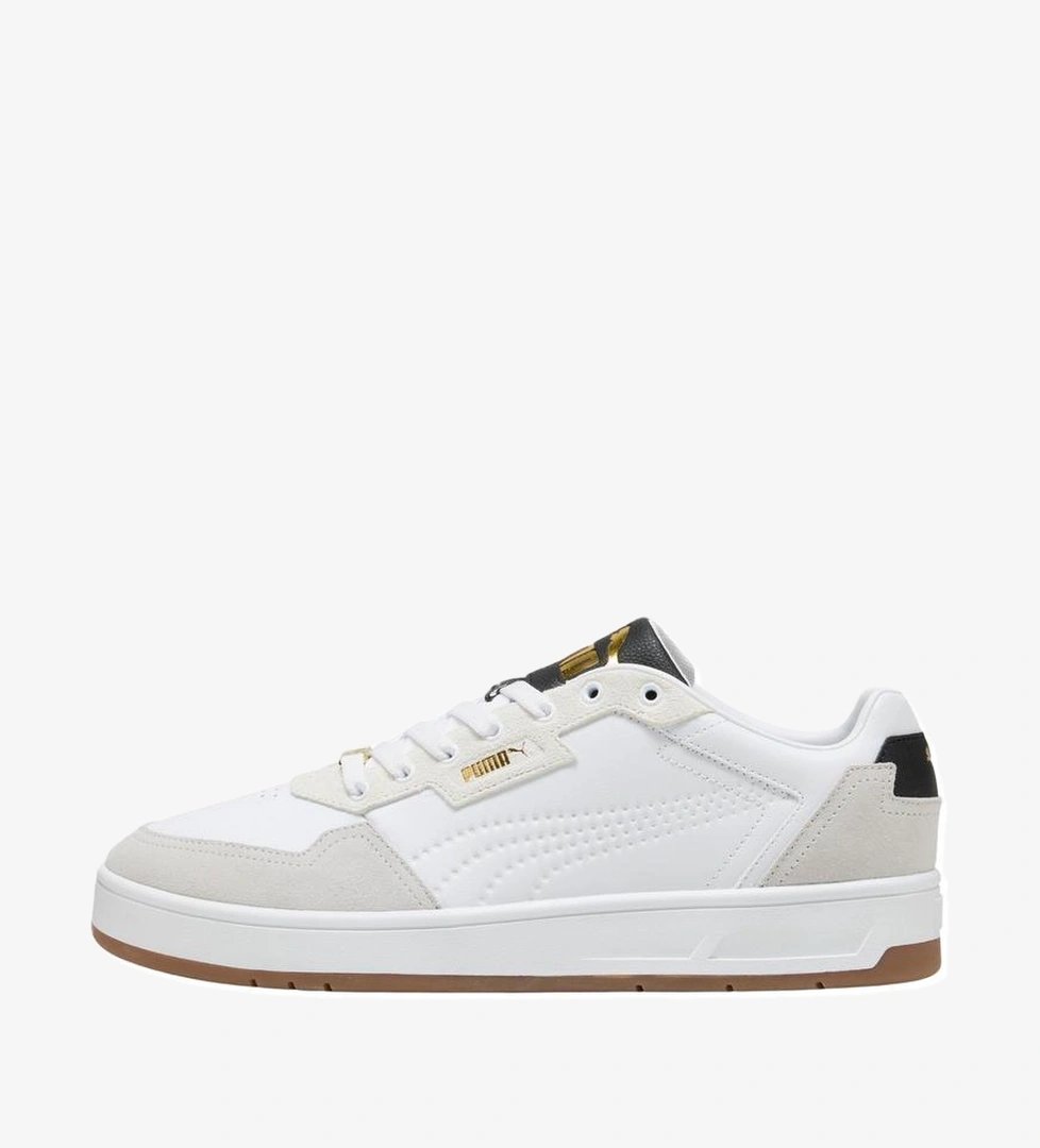 Puma Court Classic Lux Sd Spor Ayakkabı Beyaz - Görsel 1