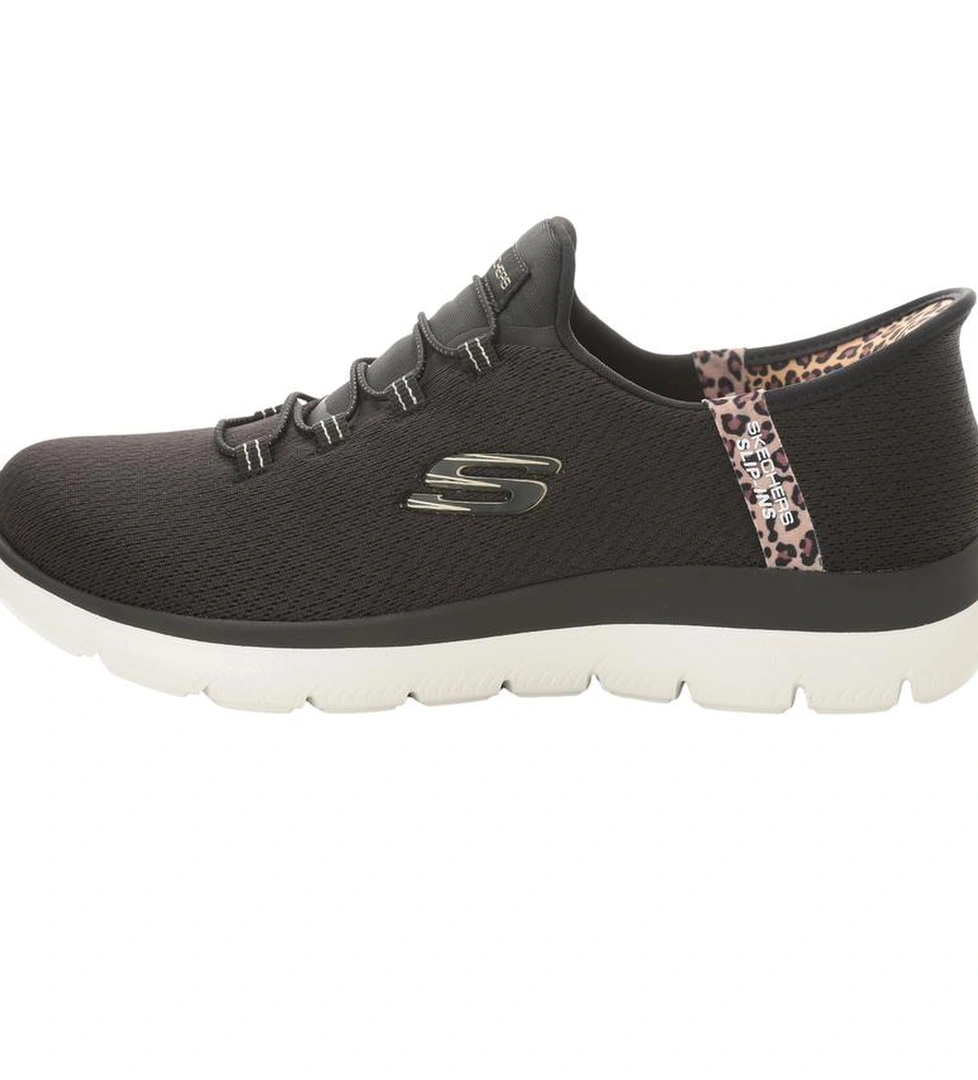 Skechers Skechers Summıts Günlük Chıc Summits Kadın Leopard Spor Chic Ayakkabı Siyah model görseli