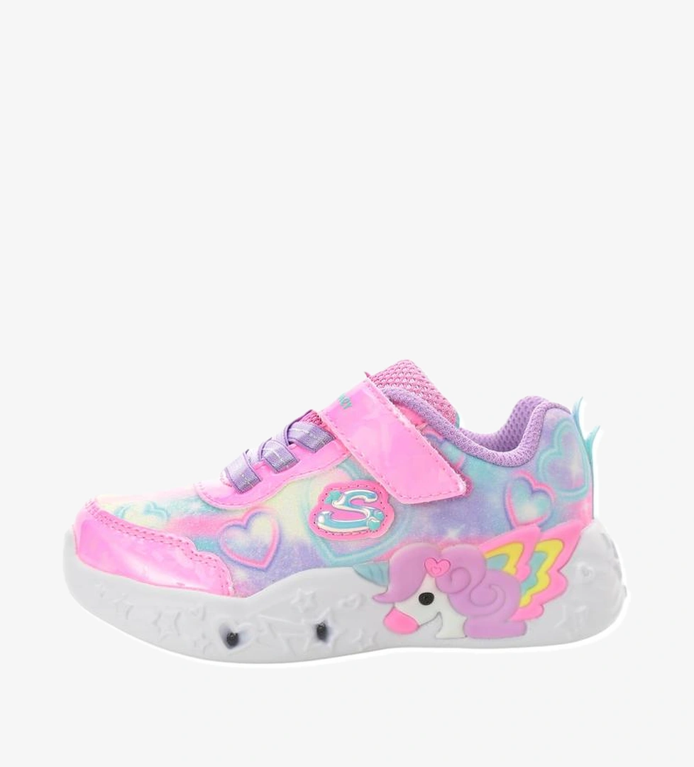 Skechers Unıcorn Charmer Lıl Heart Sparkles Bebek Spor Ayakkabı Pembe - Görsel 1