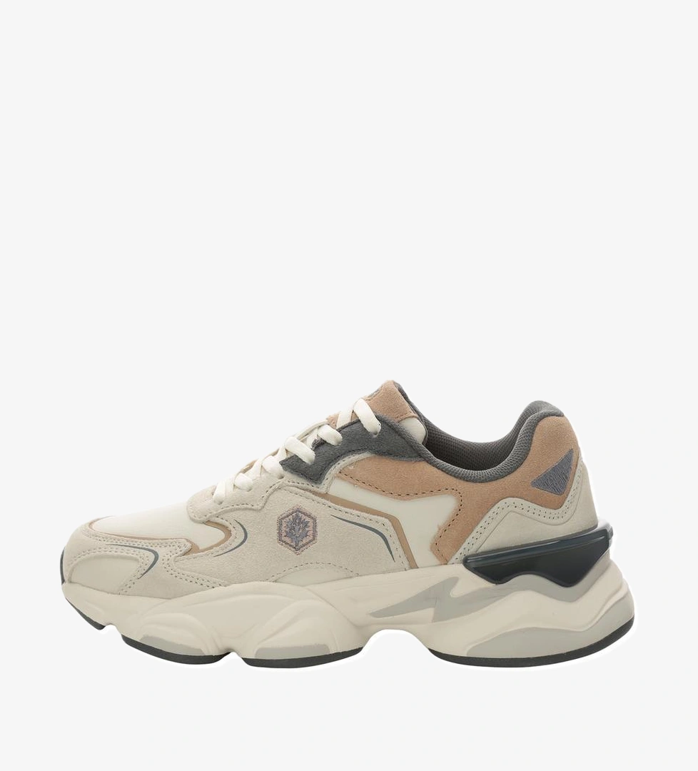 Lumberjack 5W Madax Wmn Pu Sue 5Pr Kadın Spor Ayakkabı Krem - Görsel 1