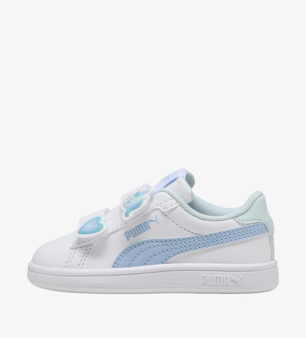 Puma Smash 3.0 Badges V Inf Bebek Spor Ayakkabı Beyaz