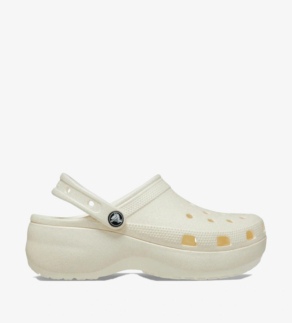 Crocs Krem Crocs Classic Glitter