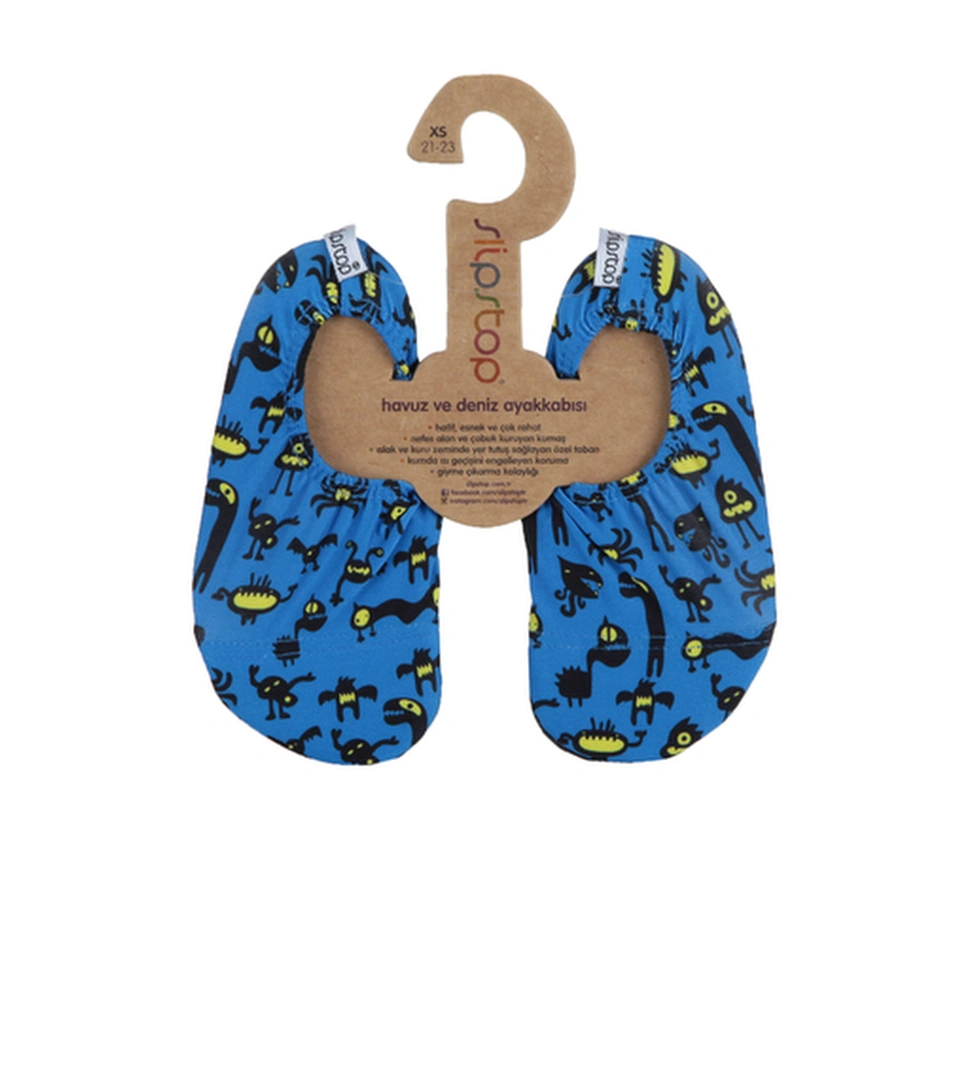 Slipstop Bugs Çocuk Havuz Ve Deniz Ayakkabısı Mavi - Görsel 1