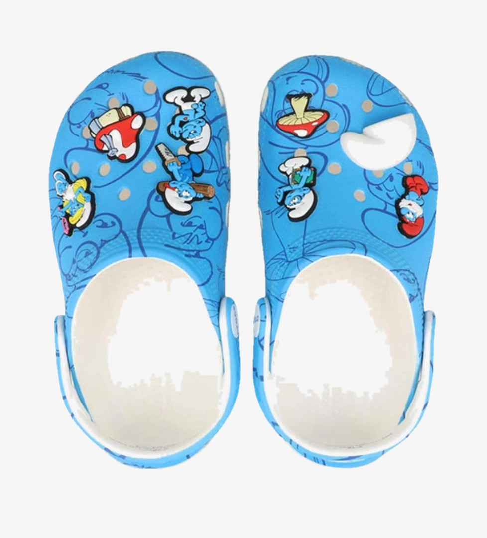 Mavi Crocs Smurfs